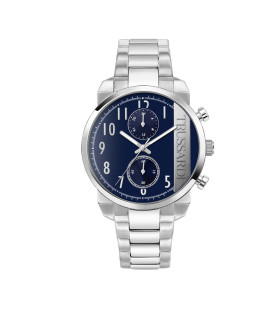 OROLOGIO TRUSSARDI R2453154003 ACCIAIO BIANCO UOMO T-CITY 41MM MULT BLUE DIAL BR SS