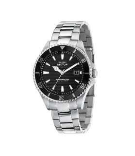 OROLOGIO SECTOR R3223161006 ACCIAIO BICOLORE UOMO 230 43MM AUTO 3H BLK DIAL BR SS