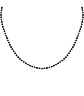 COLLANA MORELLATO S1728 ACCIAIO NERO UOMO PIETRE NECKLACE SS.BLACK STONE 45+