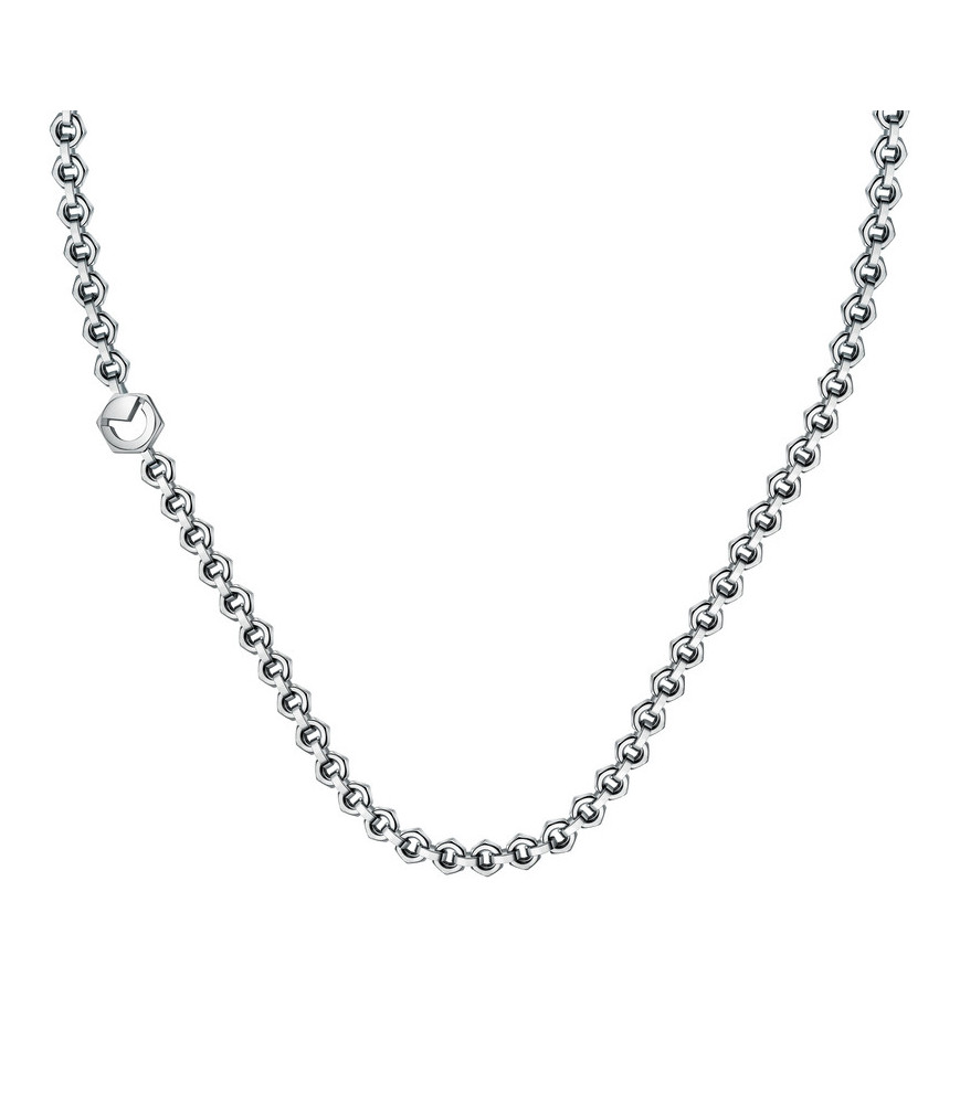 CATENA SECTOR SAFT73 ACCIAIO BIANCO UOMO ENERGY NECKLACE SHINING FINISHING