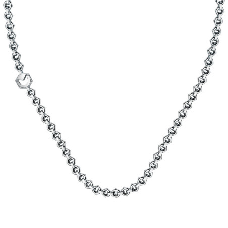CATENA SECTOR SAFT73 ACCIAIO BIANCO UOMO ENERGY NECKLACE SHINING FINISHING