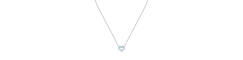 COLLANA MORELLATO SAIW180 ARGENTO BIANCO DONNA TESORI RE.SIL.925 BLUE HT NECKLACE
