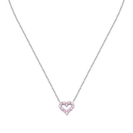 COLLANA MORELLATO SAIW181 ARGENTO BIANCO DONNA TESORI RE.SIL.925 PINK HT NECKLACE