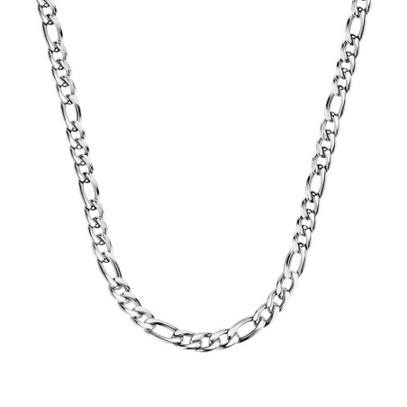 COLLANA MORELLATO SALS34 ACCIAIO BIANCO UOMO MOTOWN GOURMETTE NECKLACE SS 550mm