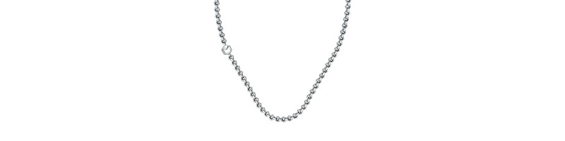 CATENA SECTOR SAFT73 ACCIAIO BIANCO UOMO ENERGY NECKLACE SHINING FINISHING