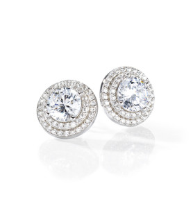ORECCHINI MORELLATO SAIW04 ARGENTO BIANCO DONNA TESORI ARG WHITE ZIRCON