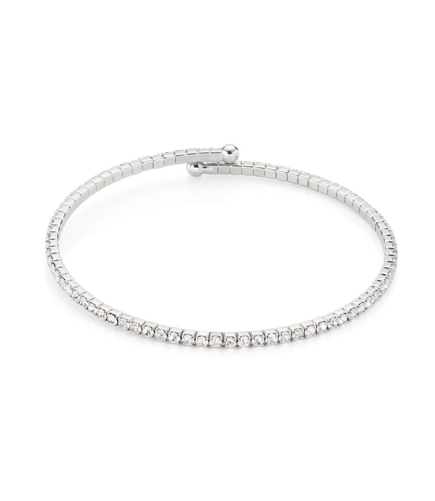 BRACCIALE AMEN ACBRBZ OTTONE BIANCO DONNA TENNIS