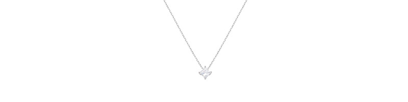 COLLANA AMEN CLSOQ40BB ARGENTO BIANCO DONNA Collana in AG925