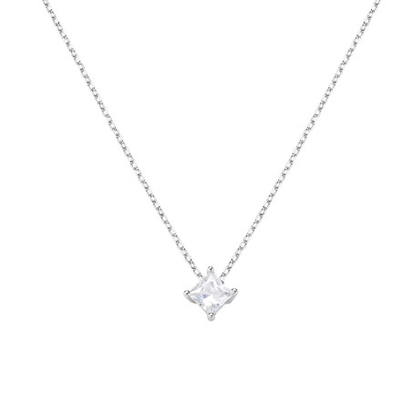 COLLANA AMEN CLSOQ40BB ARGENTO BIANCO DONNA Collana in AG925