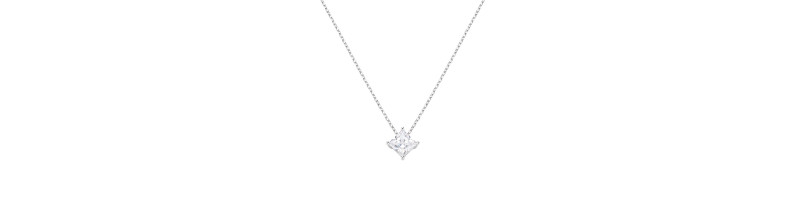 COLLANA AMEN CLSOQ50BB ARGENTO BIANCO DONNA Collana in AG925