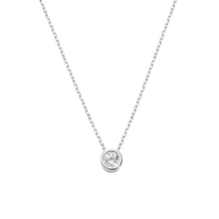 COLLANA AMEN CLSOT40BB ARGENTO BIANCO DONNA Collana in AG925