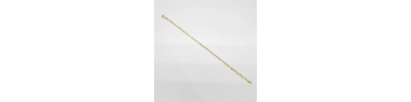BRACCIALE EnricoOro X24.2695 19 CM GIALLO DONNA CATENELLA LEGGERA