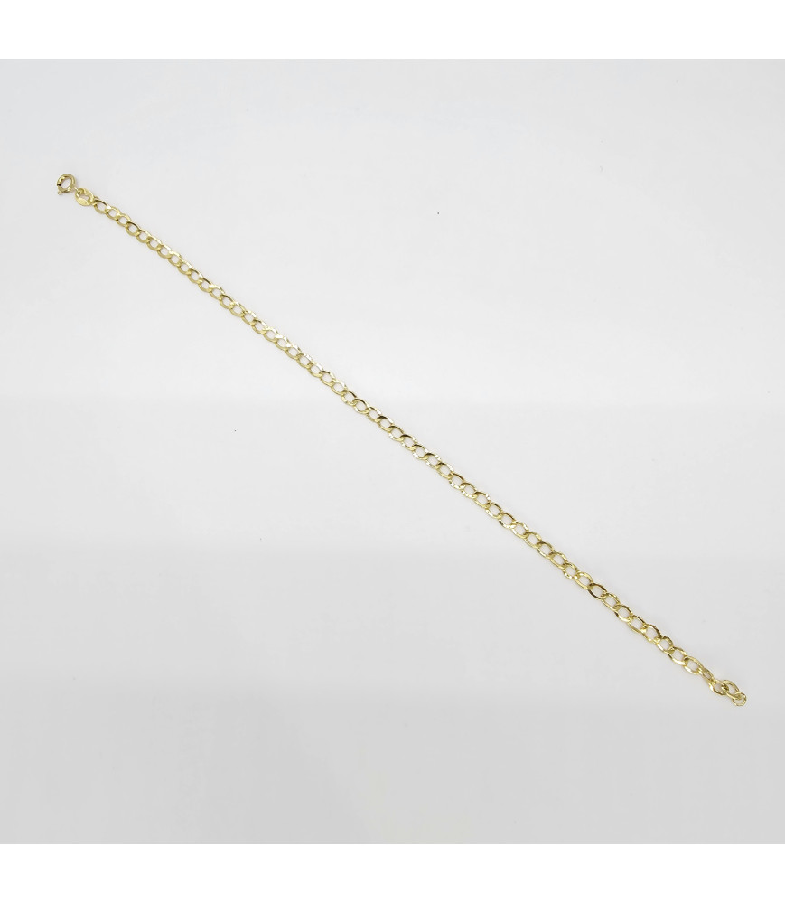 BRACCIALE EnricoOro X24.2695 19 CM GIALLO DONNA CATENELLA LEGGERA