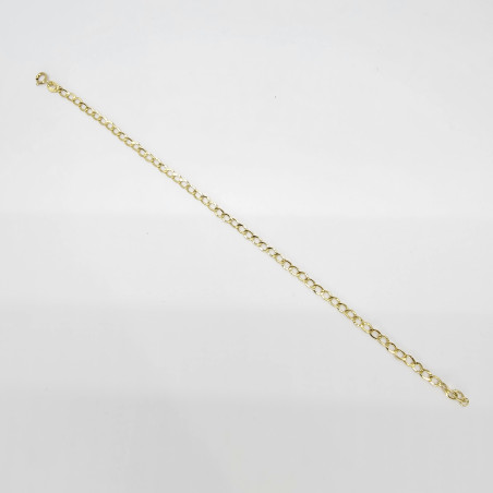 BRACCIALE EnricoOro X24.2695 19 CM GIALLO DONNA CATENELLA LEGGERA