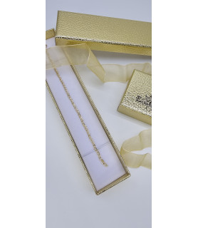 BRACCIALE EnricoOro X24.2694 19 CM GIALLO DONNA CATENELLA LEGGERA