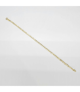 BRACCIALE EnricoOro X24.2698 19 CM GIALLO DONNA CATENELLA LEGGERA