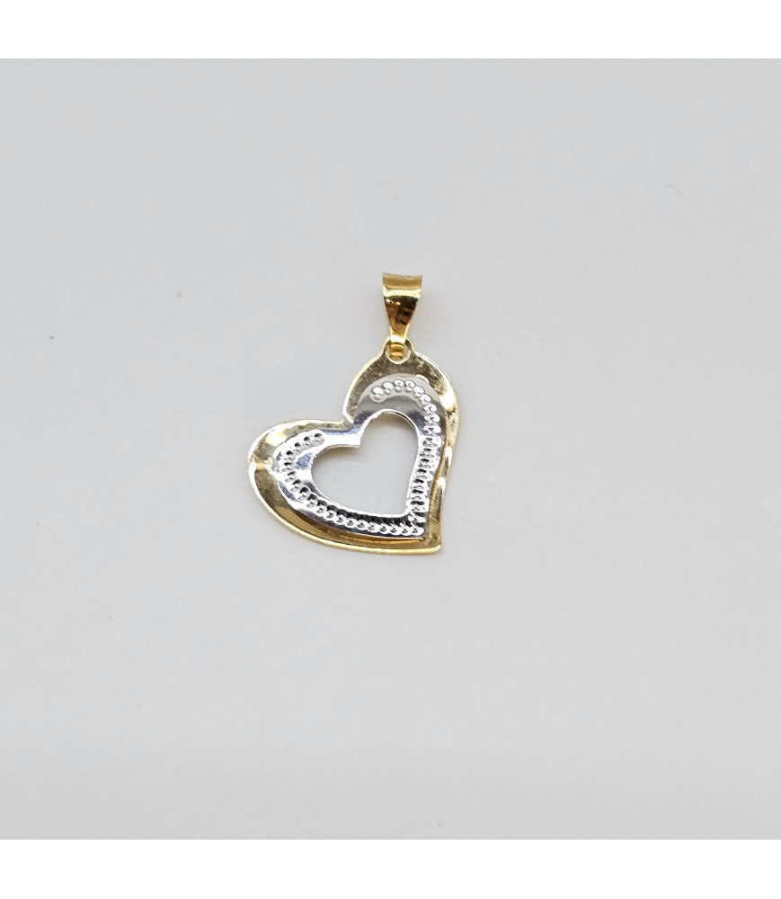 PENDENTE EnricoOro X23.1710  GIALLO DONNA CUORE