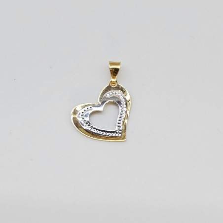 PENDENTE EnricoOro X23.1710  GIALLO DONNA CUORE