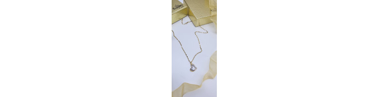 PENDENTE EnricoOro X23.1710  GIALLO DONNA CUORE