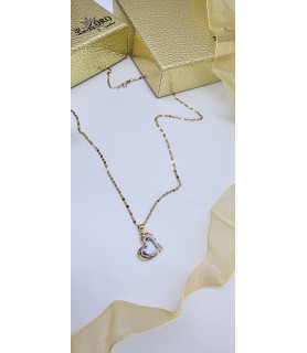 PENDENTE EnricoOro X23.1710  GIALLO DONNA CUORE