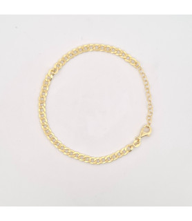 BRACCIALE Onais F24.6052BA ARGENTO GIALLO UNISEX GRUMETTA MIS 19/22