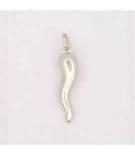 PENDENTE Onais F24.6502PA ARGENTO BIANCO UNISEX CORNO