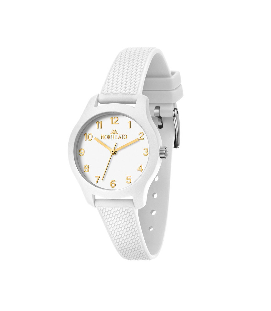 OROLOGIO MORELLATO R0151163522 SILICONE BIANCO DONNA SOFT 32MM 3H WHITE DIAL WHITE ST