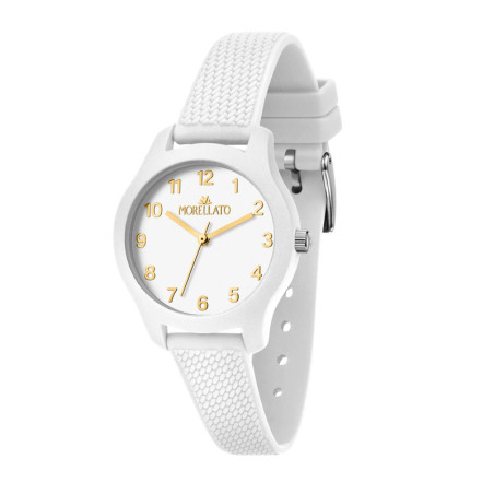 OROLOGIO MORELLATO R0151163522 SILICONE BIANCO DONNA SOFT 32MM 3H WHITE DIAL WHITE ST