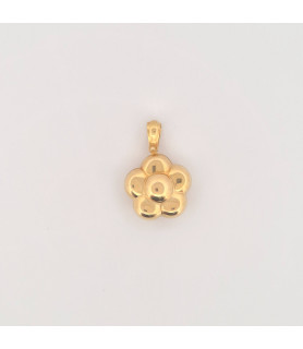 PENDENTE EnricoOro H137  GIALLO DONNA FIORE