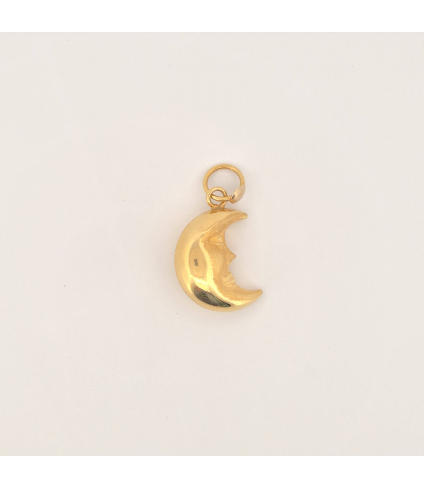 PENDENTE EnricoOro H165  GIALLO DONNA LUNA