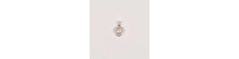 PENDENTE EnricoOro H224 ORO 750° BIANCO DONNA CUORE
