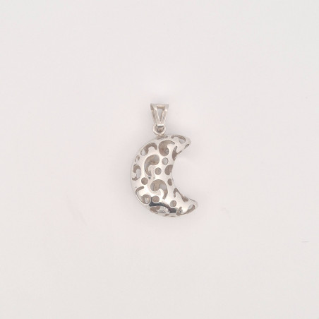 PENDENTE EnricoOro H235 ORO 750° BIANCO DONNA LUNA