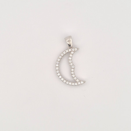 PENDENTE EnricoOro H718 ORO 750° BIANCO DONNA LUNA