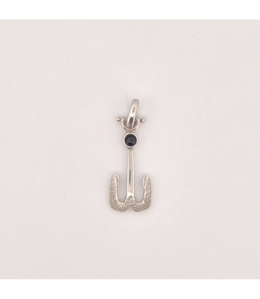 PENDENTE EnricoOro K0171 ORO 750° BIANCO UOMO ANCORA