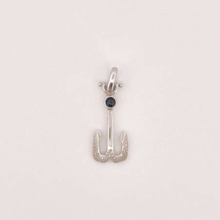 PENDENTE EnricoOro K0171 ORO 750° BIANCO UOMO ANCORA