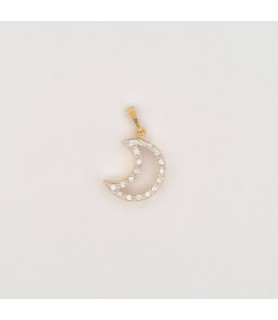 PENDENTE EnricoOro K0714  BICOLORE DONNA LUNA