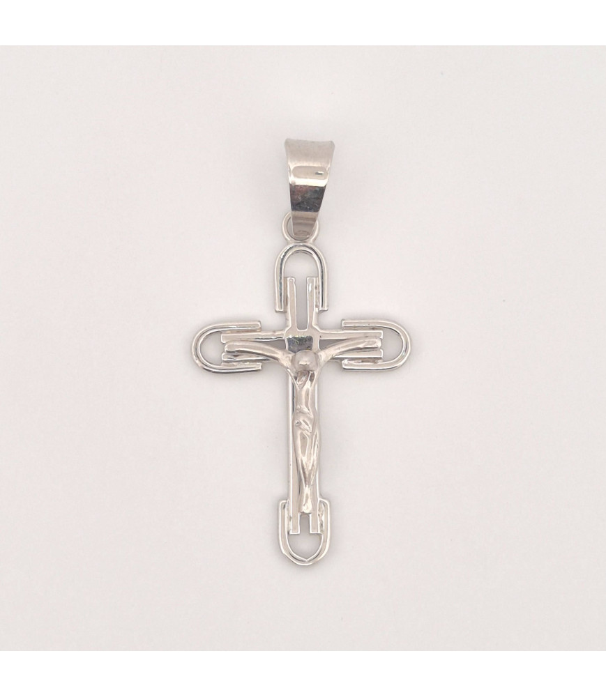 PENDENTE EnricoOro M1829 ORO 750° BIANCO UOMO CROCE