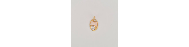 PENDENTE EnricoOro R1032  BICOLORE DONNA FANTASIA