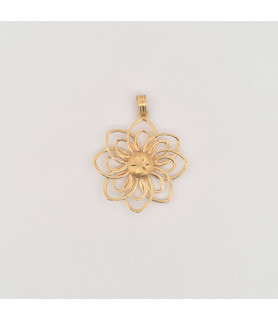 PENDENTE EnricoOro R2539 ORO 750° GIALLO DONNA FIORE