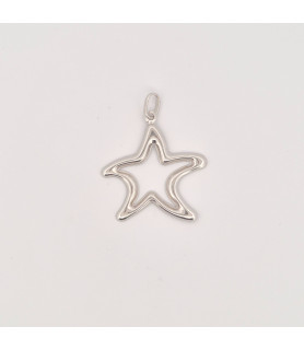 PENDENTE EnricoOro S0091 ORO 750° BIANCO DONNA STELLA