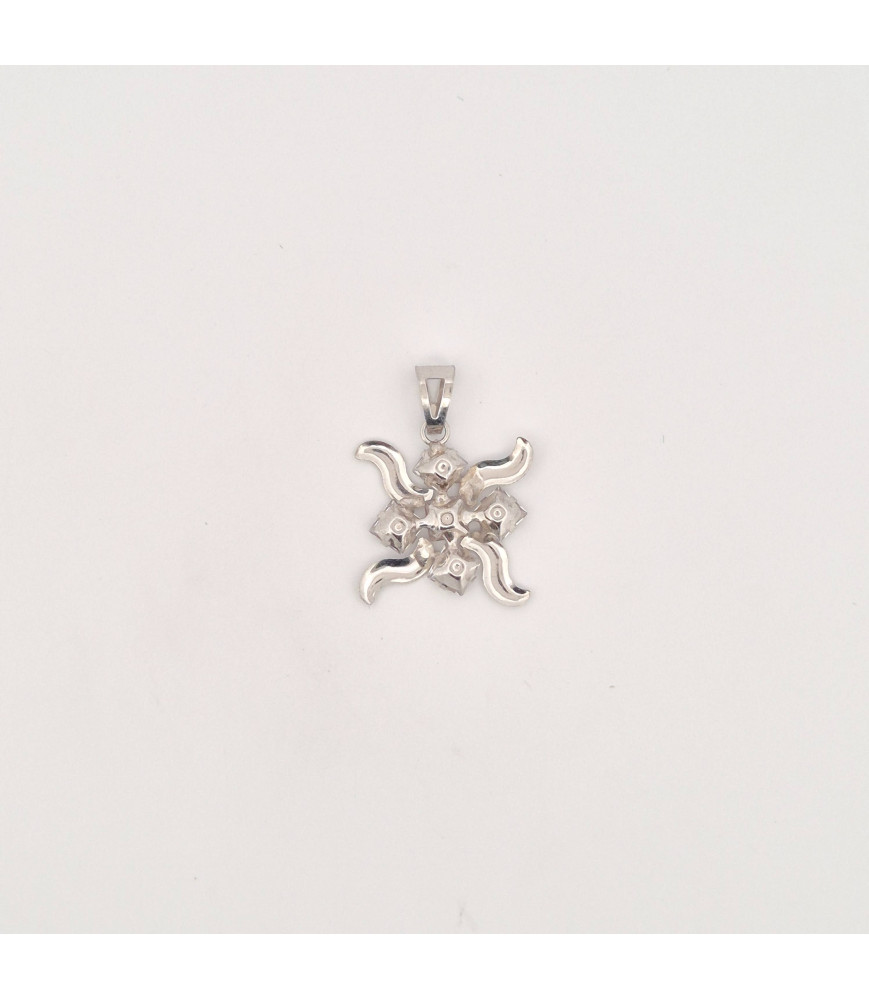 PENDENTE EnricoOro S0384 ORO 750° BIANCO DONNA FIORE