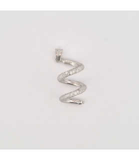 PENDENTE EnricoOro S7561 ORO 750° BIANCO DONNA RETE FANTASIA