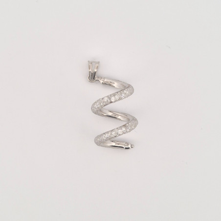 PENDENTE EnricoOro S7561 ORO 750° BIANCO DONNA RETE FANTASIA