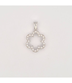PENDENTE EnricoOro X2442  BIANCO DONNA FIORE