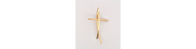 PENDENTE EnricoOro X3345 ORO 750° GIALLO DONNA CROCE