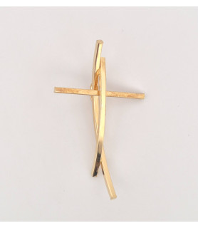 PENDENTE EnricoOro X3345 ORO 750° GIALLO DONNA CROCE