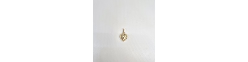 PENDENTE   EnricoOro X24.0482  GIALLO DONNA CUORE g1,10