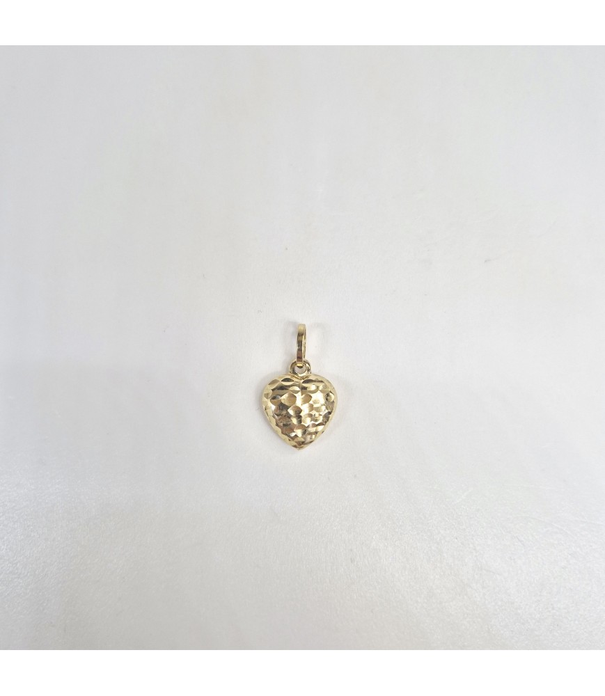 PENDENTE   EnricoOro X24.0482  GIALLO DONNA CUORE g1,10