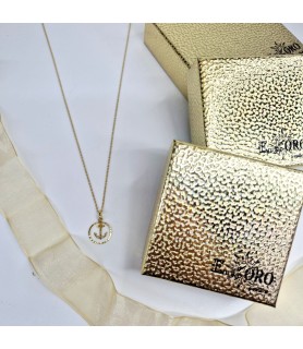 PENDENTE EnricoOro X24.2795 ANCORA GIALLO UNISEX 18KT