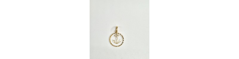 PENDENTE EnricoOro X24.2795 ANCORA GIALLO UNISEX 18KT